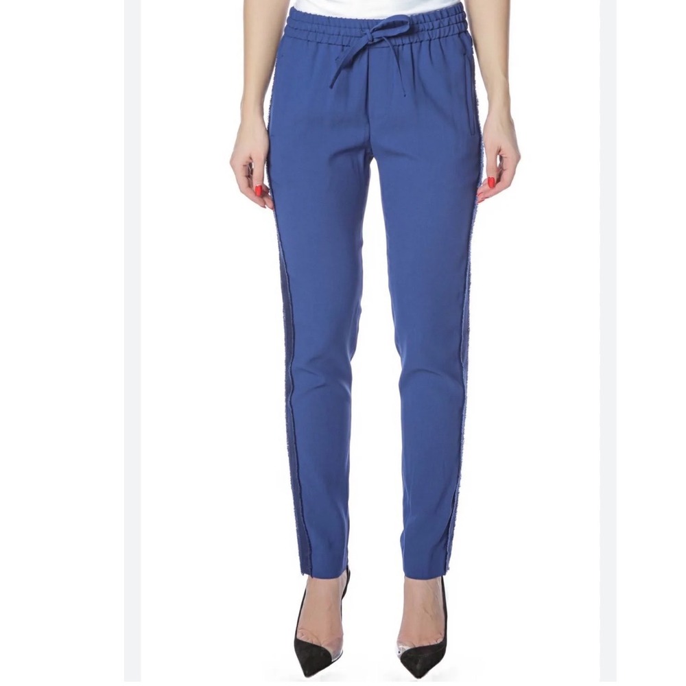 Zadig & Voltaire Parono crepe pants Blue Size 42 US XL